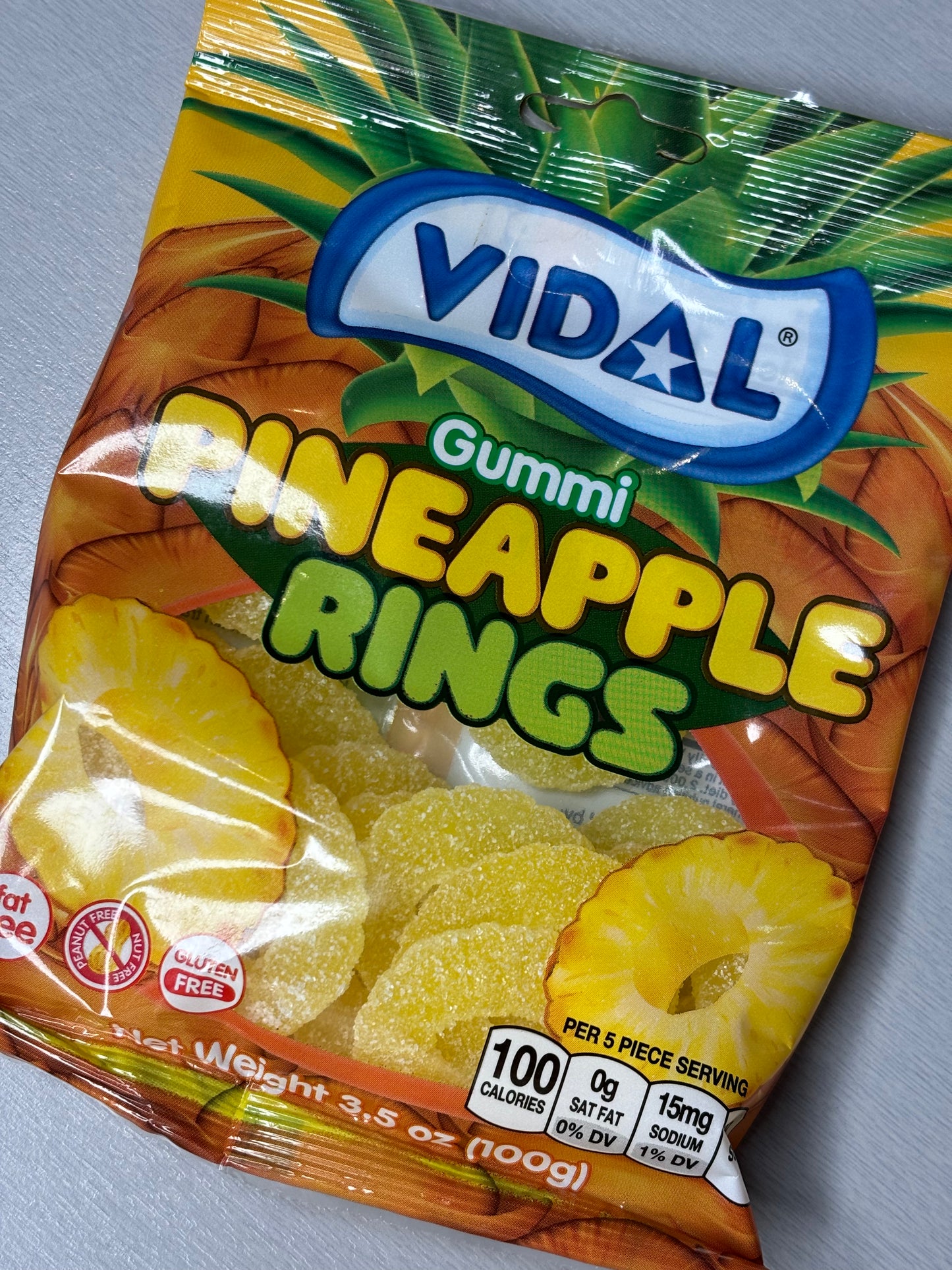 Rondelles à l'ananas 100g