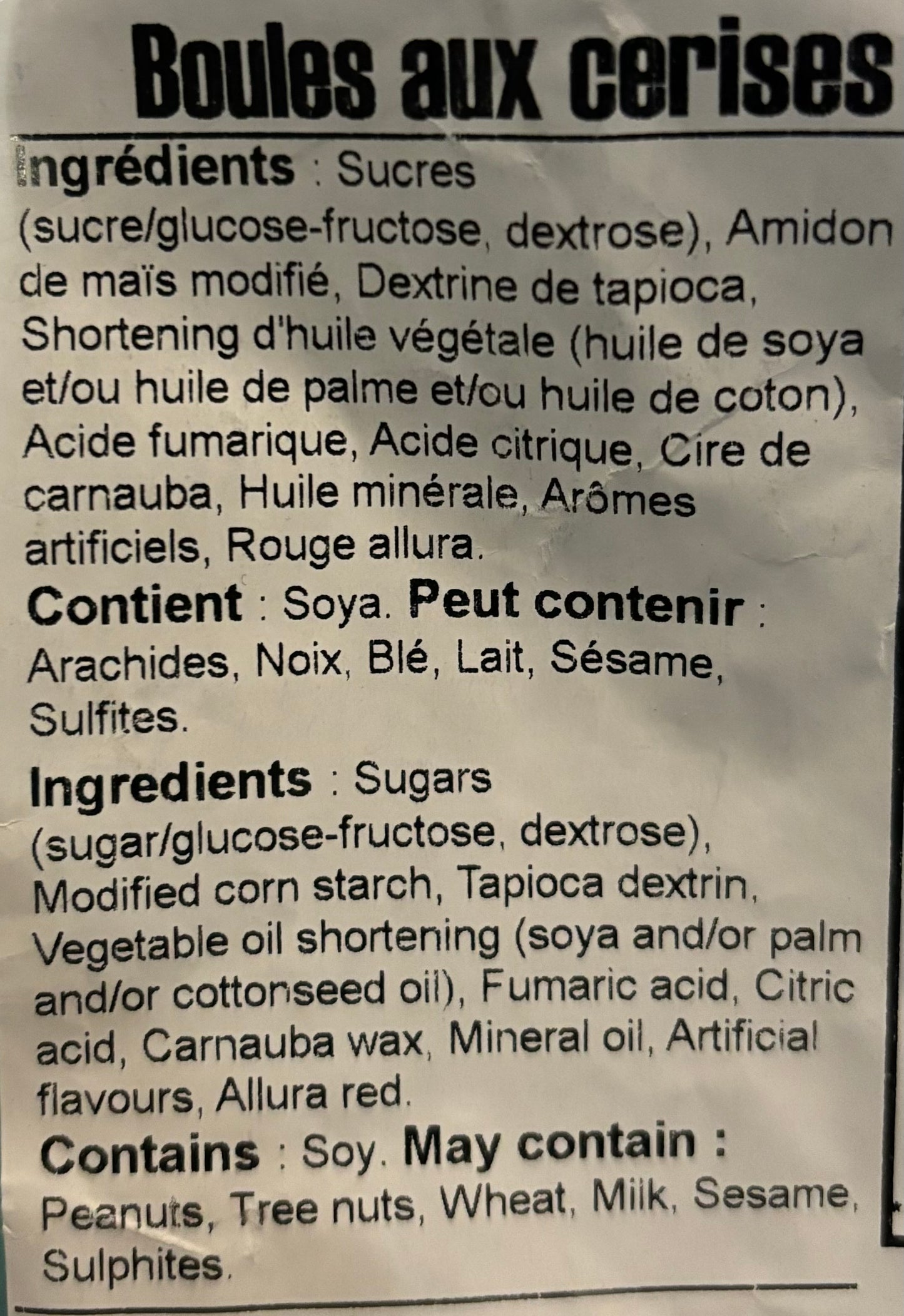 Cerises Surs Jujube